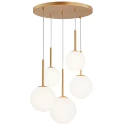 Maytoni Pendelleuchte Basic form Metall Gold