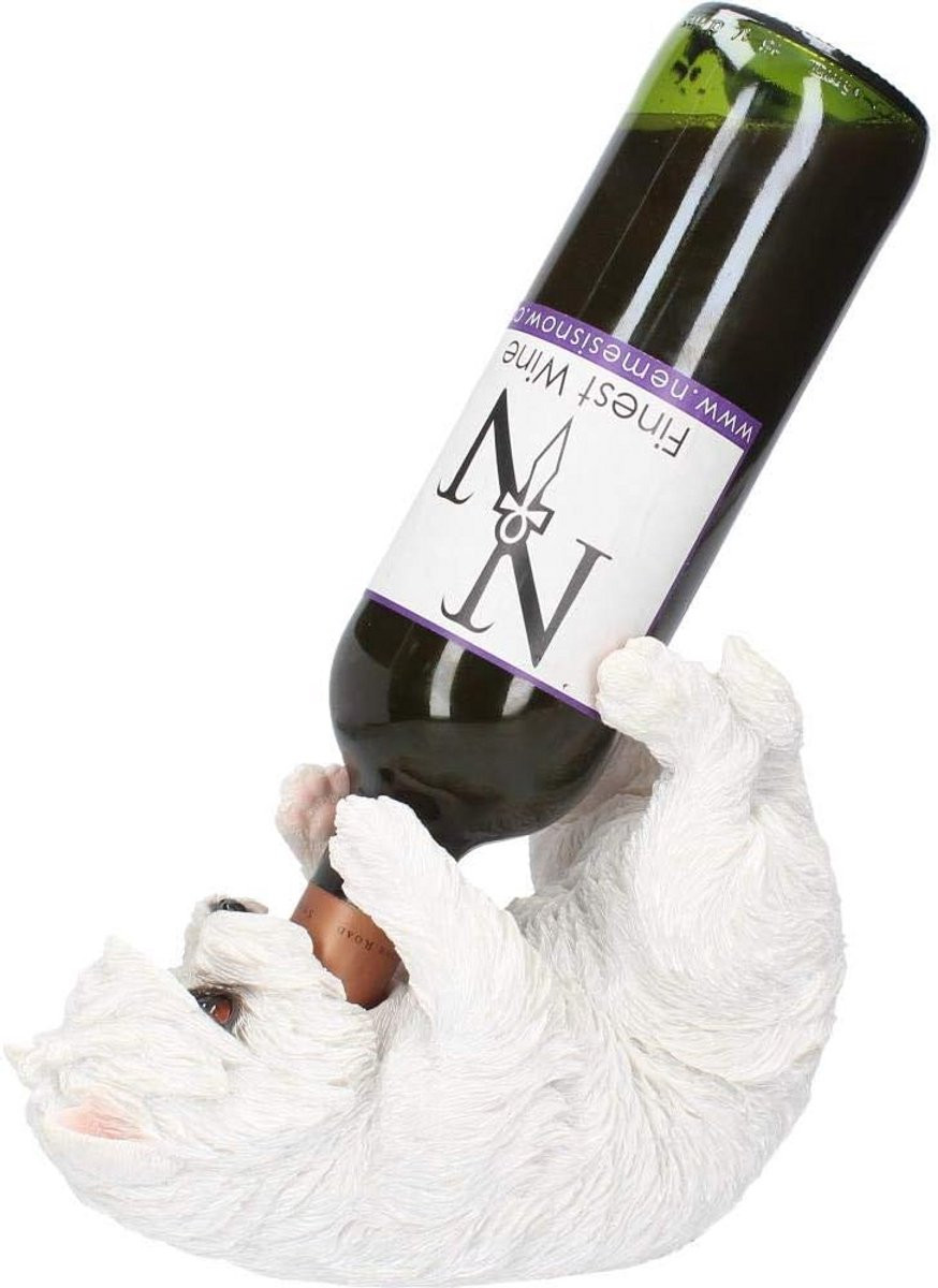 West Highland Terrier Wijnfleshouder voor Keuken en Bar Decoratie