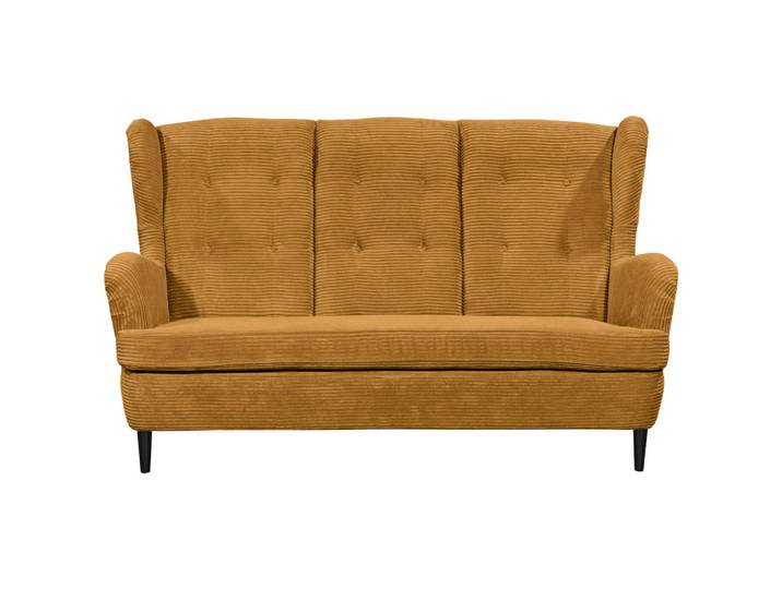 Livetastic Sofa, Gelb, Holz, Buche, massiv, 176x103x98 cm, Made in EU, Wohnzimmer, Sofas & Couches, Heimkino Sofas