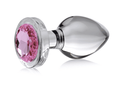 XR Brands Plug Anal en verre - Large
