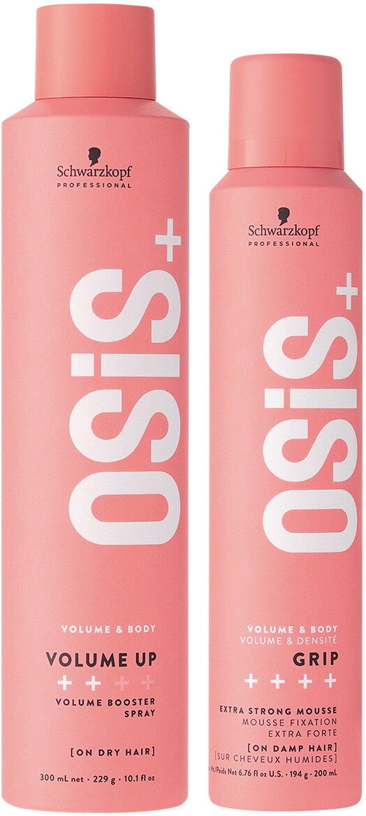 500ml Schwarzkopf Professional OSIS+ Volume & Body Stylingset (Mousse 200ml + Spray 300ml)