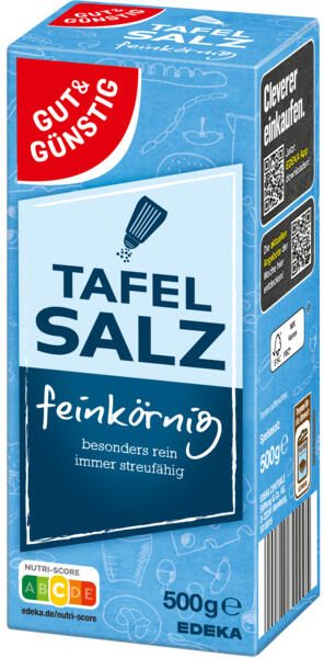 GUT&GÜNSTIG Tafelsalz 500,0 g 844548009