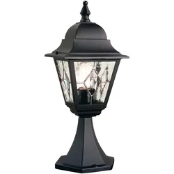 Außenleuchte Gartenlampe Wegleuchte Sockelleuchte Laterne H 44 cm 1 Flammig