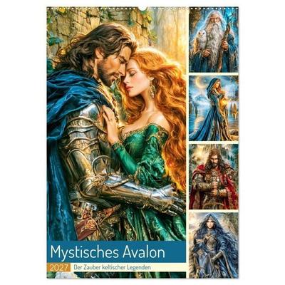 Mystisches Avalon. Der Zauber keltischer Legenden (Wandkalender 2027 DIN A2 hoch), CALVENDO Monatskalender