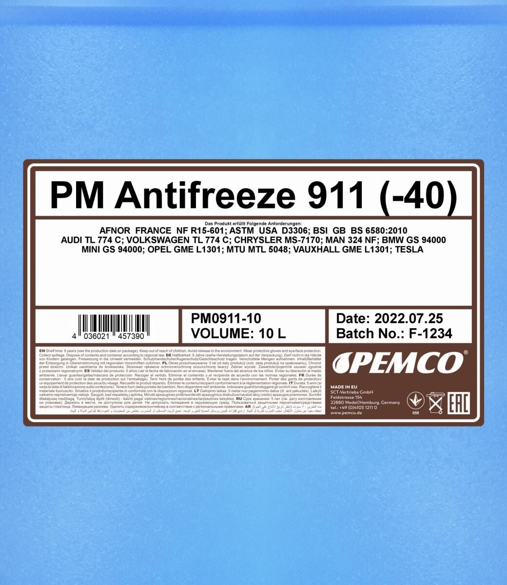PEMCO PM0911-10 Jäähdytinneste