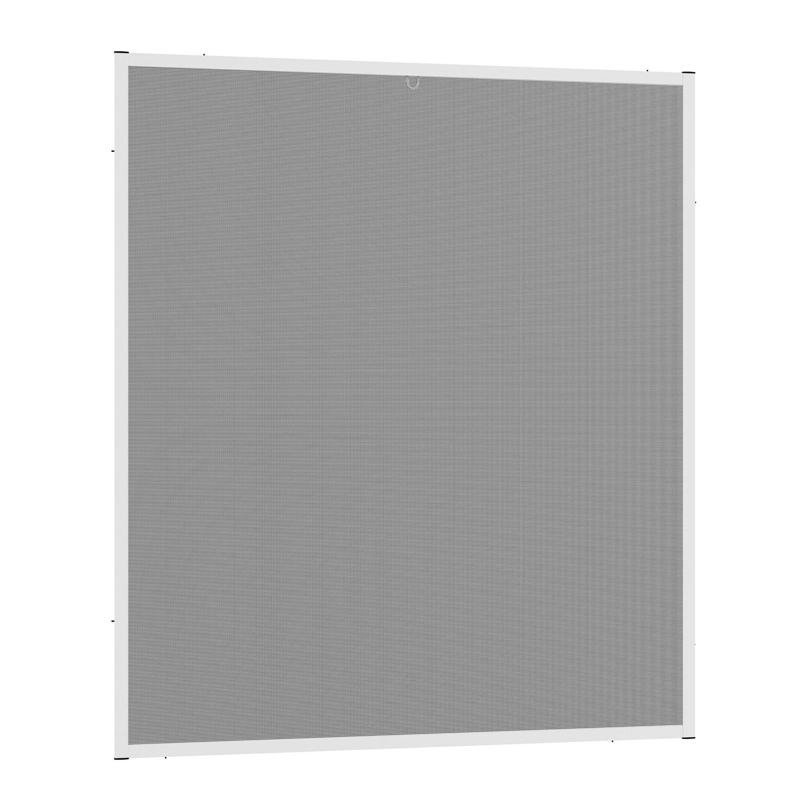 Insektenschutz-Fensterbausatz "MASTER SLIM" 130x150 cm in Weiß mit Pollenschutz