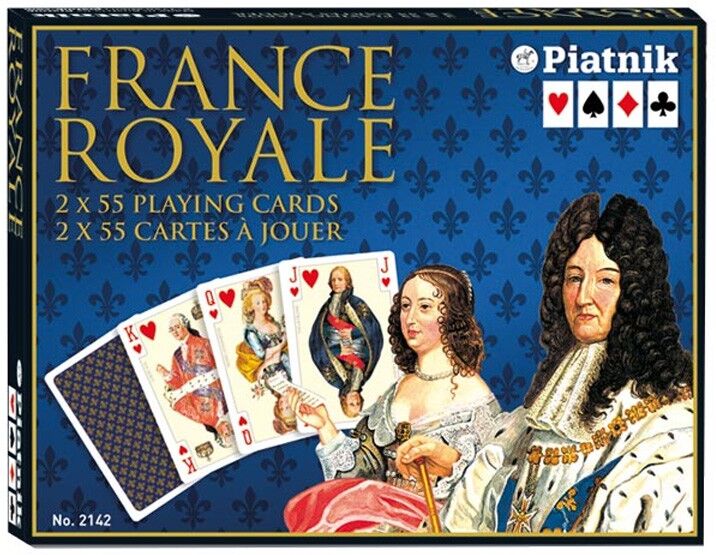Piatnik 2 Jeux de 55 cartes France Royale