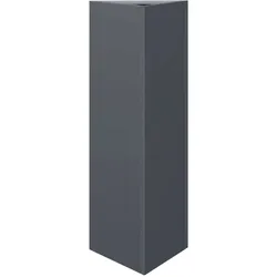 vidaXL Pflanzkübel Anthrazit Dreieckig 30x26x75 cm Stahl