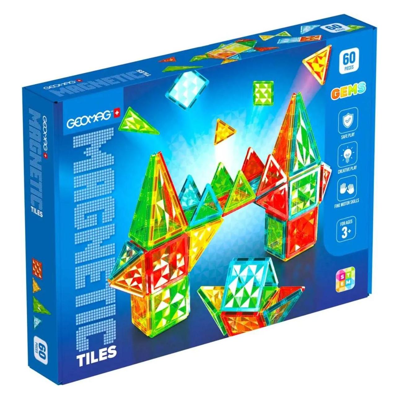 Geomag Magnetic Tiles Gems (4100)