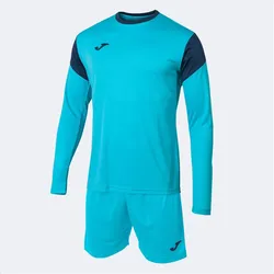 JOMA Phoenix langarm Torwarttrikot + Shorts Set 013 - türkis fluor M