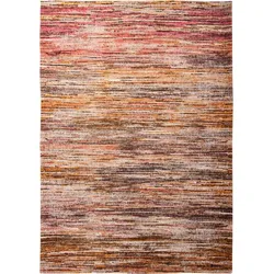 Webteppich Sari 200 x 280 cm Baumwolle Rot