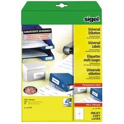 Sigel, Etiketten, Etiketten