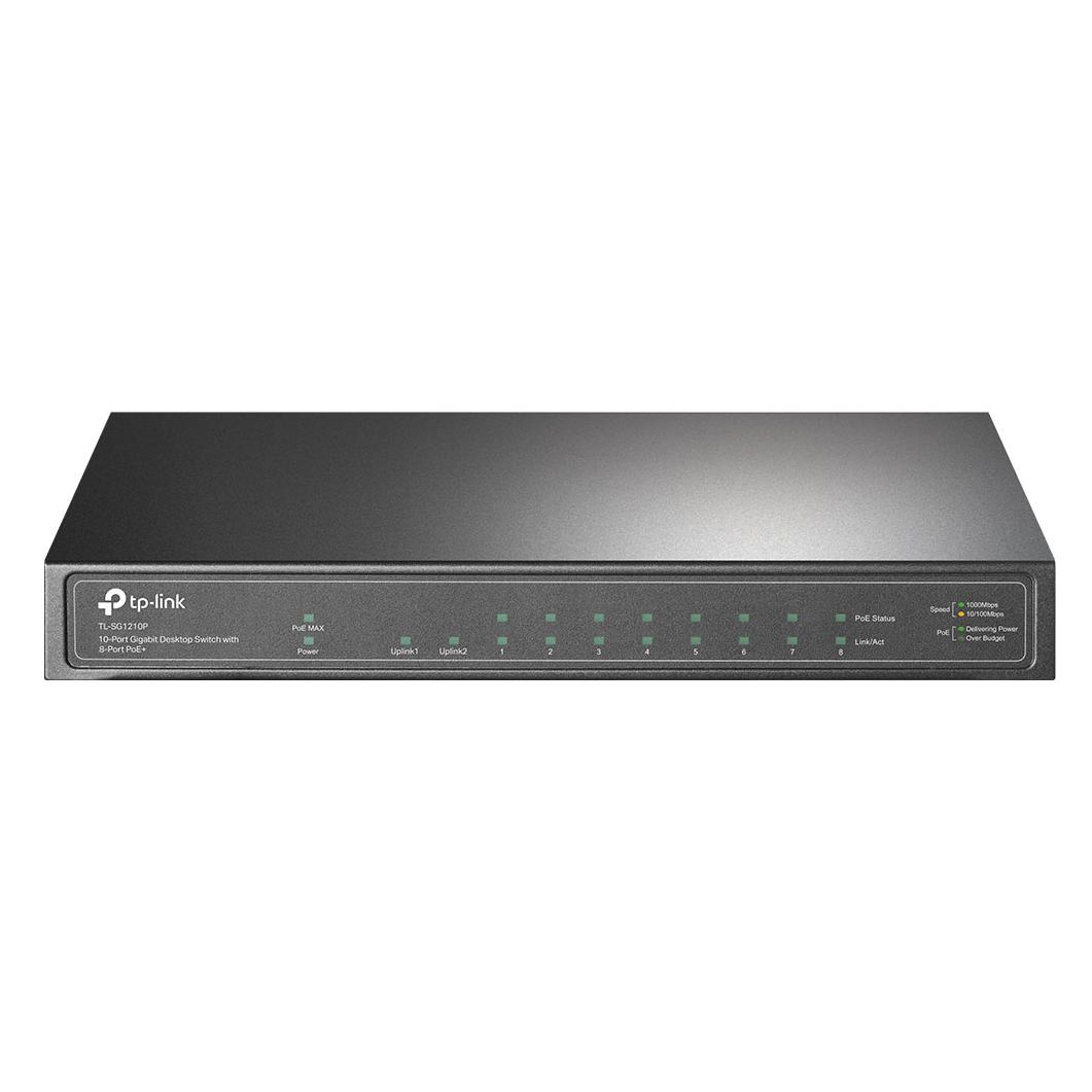 TP-Link TL-SG1210PP - Gigabit-PoE-Switch (10 Ports) (TL-SG1210PP)