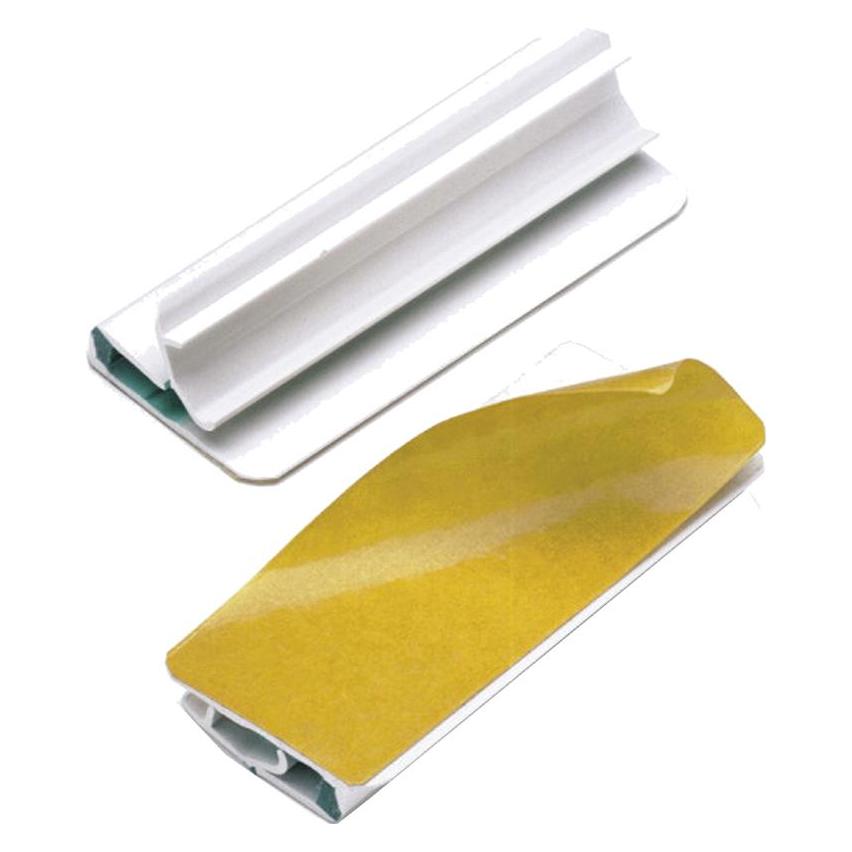 Durable VARIOCLIP adh"siv, weiáer Clip mit grnen Streifen (5x) (2806-02)