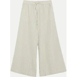 Wide-Leg Culotte Hose Beige 36