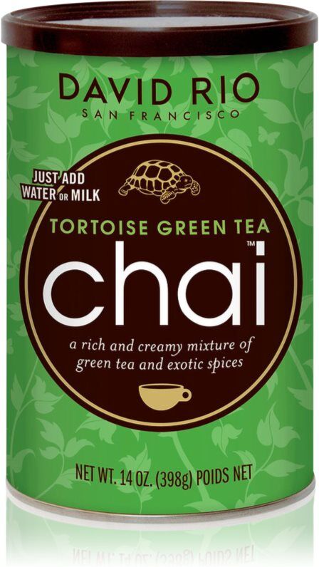 David Rio Tortoise Green Tea Chai Pulver zur Herstellung von Getränken 398 g