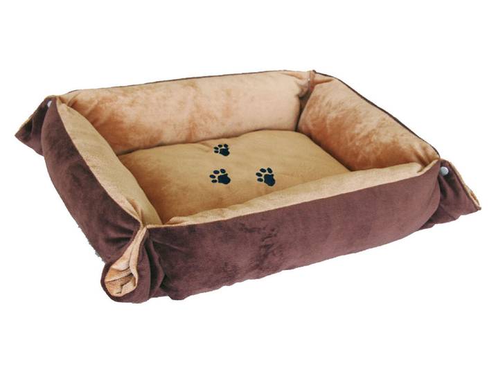 swisspet Soft-Katzenbett Pfote, braun/hellbraun