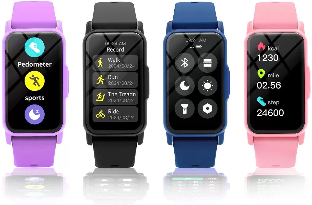 INF Multifunktionale Smartwatch mit Gesundheitsüberwachung und Bluetooth-Musiksteuerung Blau
