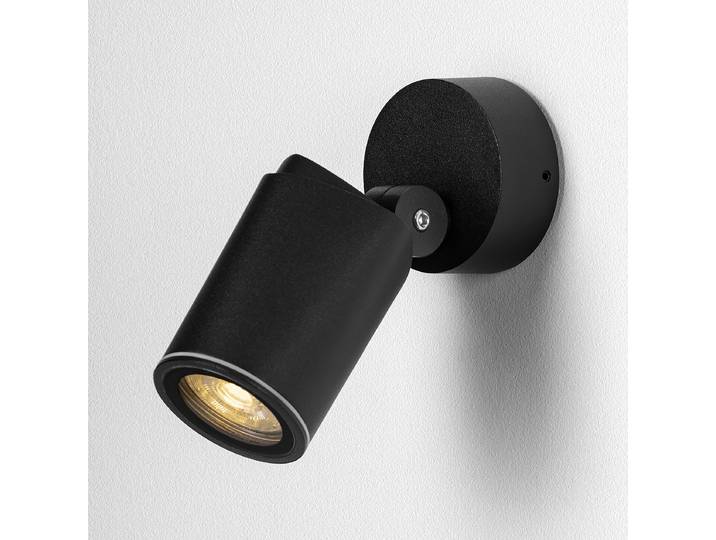 Außenwandleuchte Ø 7cm Schwarz
