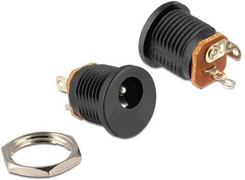 Delock 65690 DC-Steckverbinder Schwarz 1St.