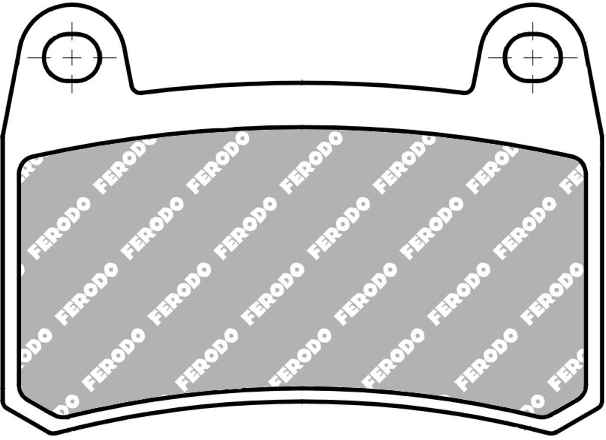 Bremsbelagsatz, Scheibenbremse FERODO FDB2332EF