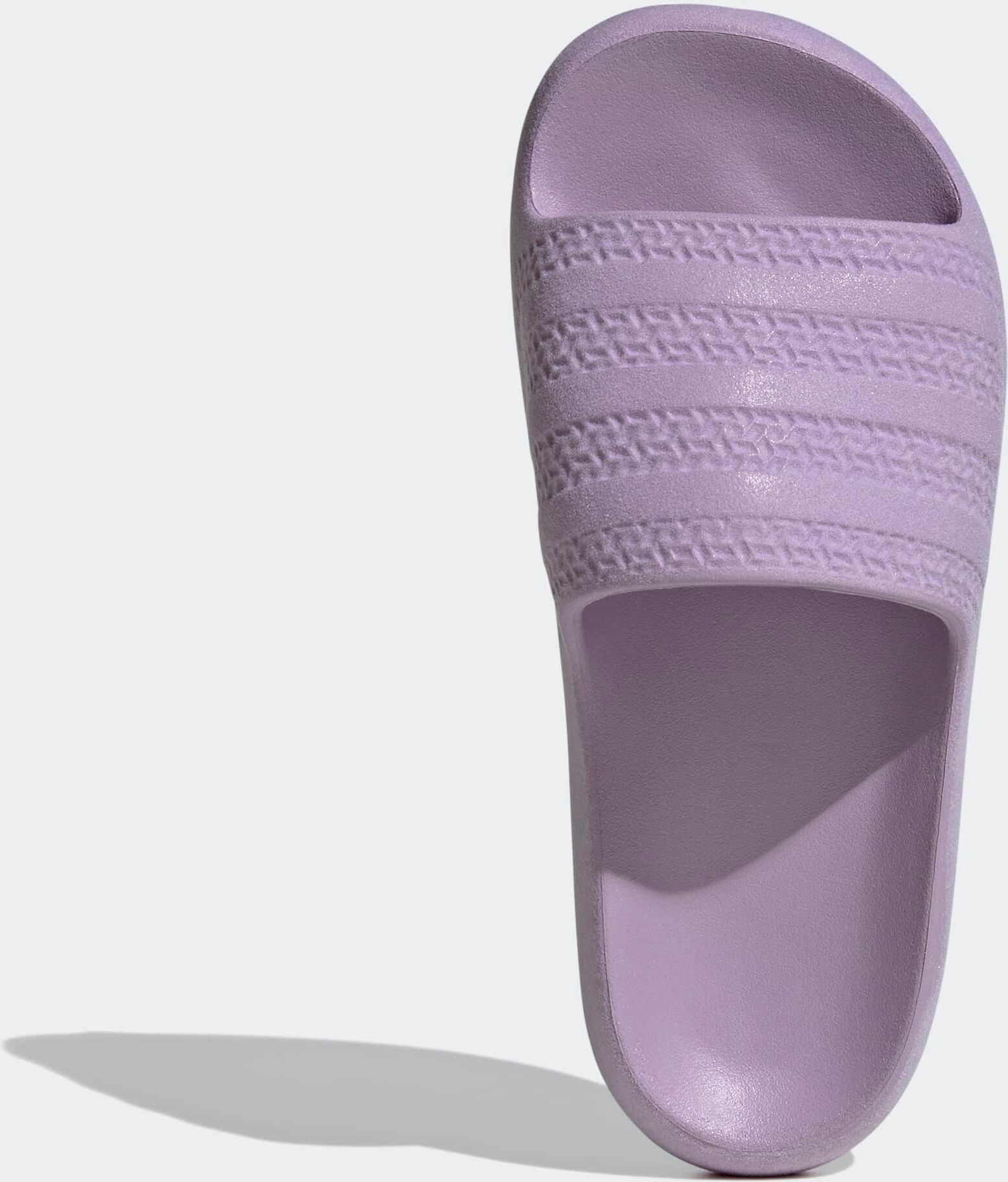 Badesandale ADIDAS ORIGINALS "ADILETTE AYOON BADESCHLAPPEN", Damen, Gr. 44,5, lila (powder plum, powder plum, cream weiß), Synthetik, Schuhe Badesandale, Badelatschen powder plum, powder plum, cream weiß 44,5