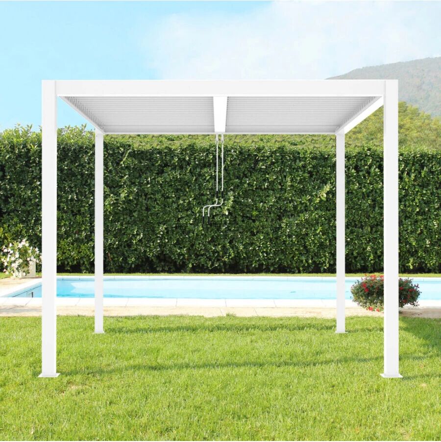 Elica Garden PERGOLA BIOCLIMATICA 3X3MT BIANCO