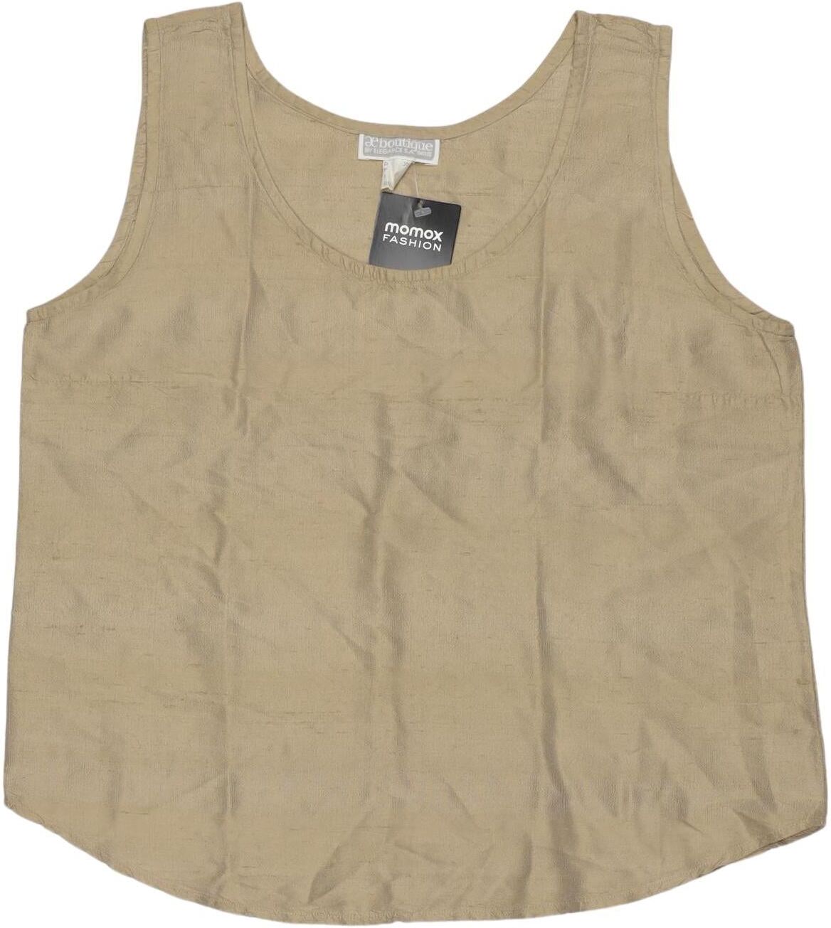 Elegance Paris Damen Top, Beige, Gr. EU 38, Seide - Second Hand