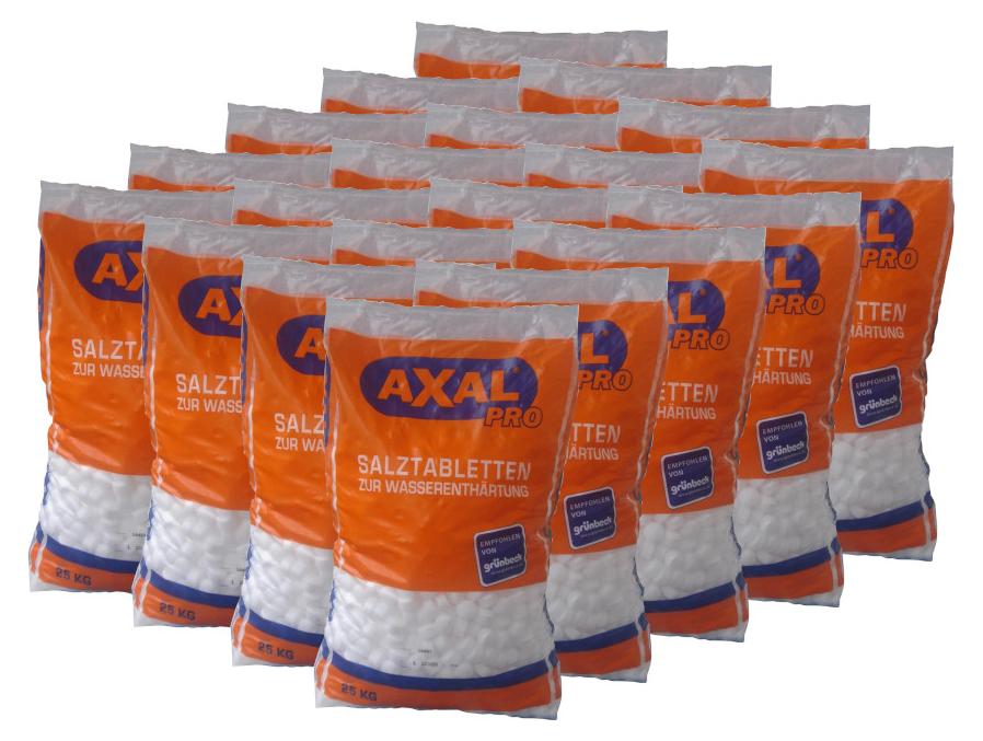 AXAL PRO 20x25kg Salztabletten Regeneriersalz Wasserenthärtung Wasserenthärter