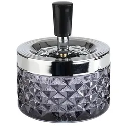 405189 - APS Drehascher Glas, 9,5cm dark grey