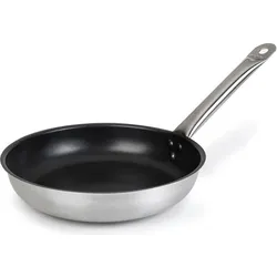 Lacor 51641 – Chef-Bratpfanne aus Edelstahl mit Antihaftbeschichtung. 40 cm. Ultraschnelles Garen. Kompatibel mit allen Küchentypen