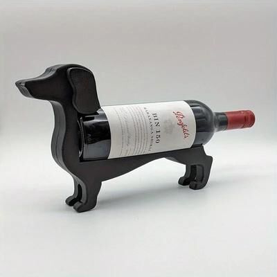 Uplift Essentials Sausage Dog Wine Bottle Rack Creative Modern Home Bar Decoration Sausage Dog Wine Bottle Rack Creative Modern Home Bar Decoration