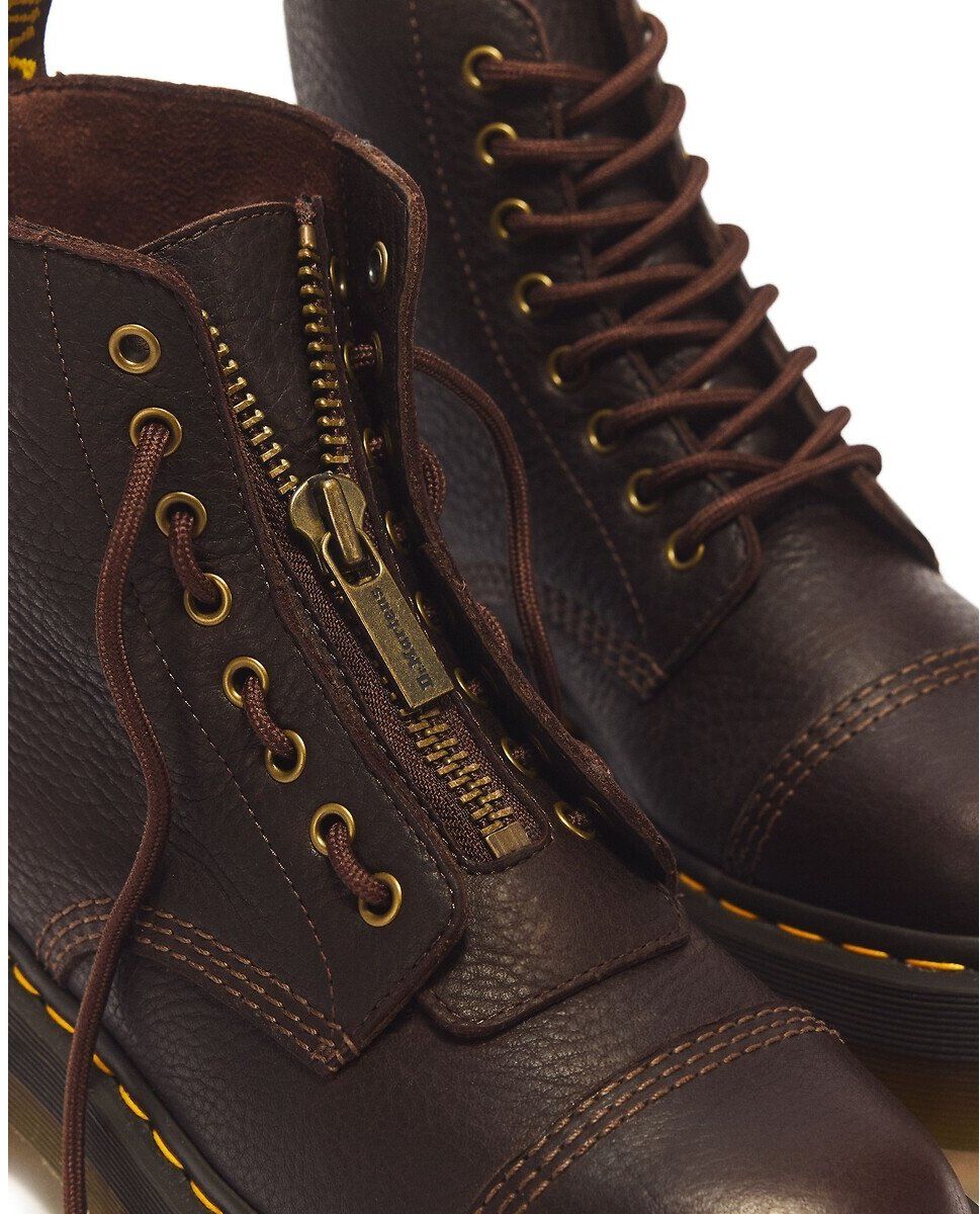 DR. MARTENS Boots plateformes Sinclair en cuir Ambassador
