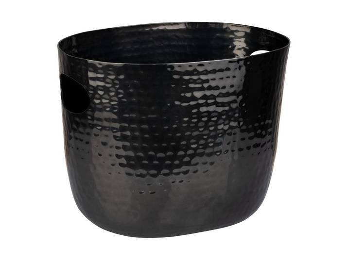 Wein- und Sektkühler APS, schwarz, B:19cm H:20cm, Aluminium, Eiskübel, Wein- und Sektkühler, Aluminium, 3,9 Liter