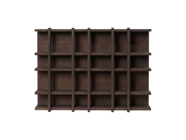 Ferm Living Tilem Bücherregal Dunkel gebeizte Eiche, 6x4