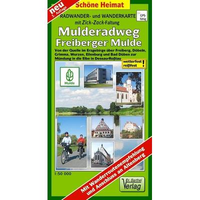 Radwander- und Wanderkarte Mulderadweg (Freiberger Mulde), Sonstige von Verlag Barthel, Barthel, A, 978-3-89591-157-6