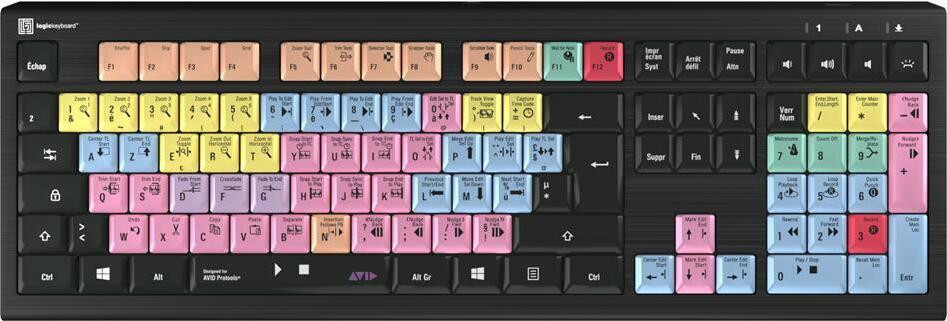 Logickeyboard Avid Pro Tools Astra 2 voor PC
