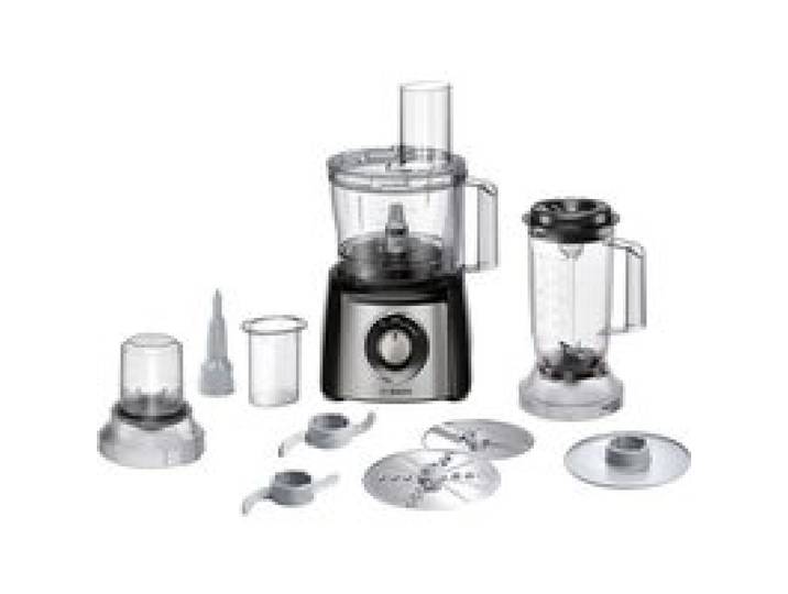 Robot multifonctions BOSCH MCM3501M - Noir - 800W - Bol mélangeur 2 3L - Mini hachoir - Mini moulin à café