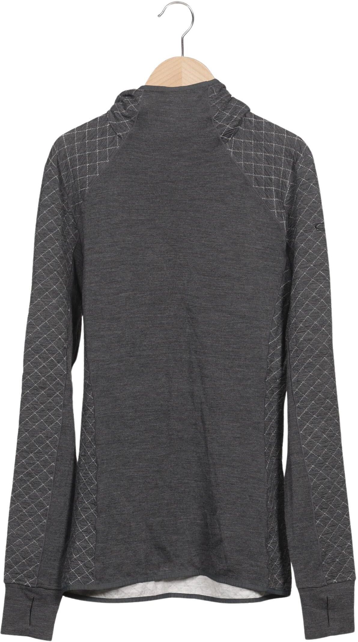 Icebreaker Damen Kapuzenpullover, Grau, Gr. XL, Merino - Second Hand