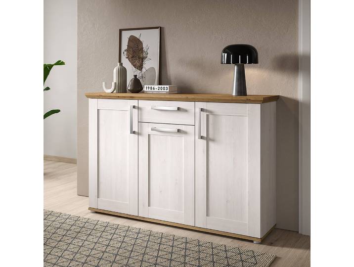 Schuhkommode Typ C 137 x 92 x 39cm Holz/Weiß