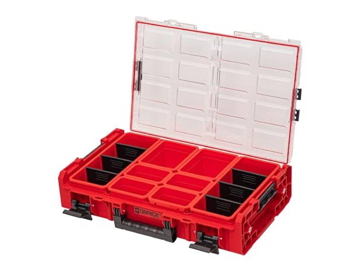 QBRICK SYSTEM Malette Outils Boîtes à Outils Valise ONE Organizer XL 2.0 RED Ultra HD Rouge 600 x 400 x 145 mm