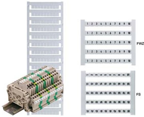 Weidmüller Klemmenmarkierer dekafix ws DEK 5 FW 301-350 (0473460301)