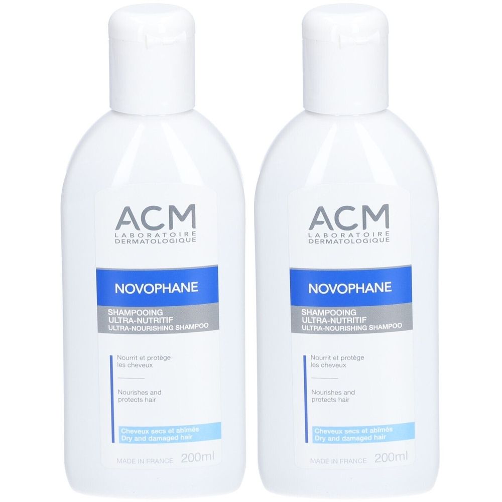 Novophane SH Ultra-Nutritif 200Ml x2 2x200 ml Shampoo
