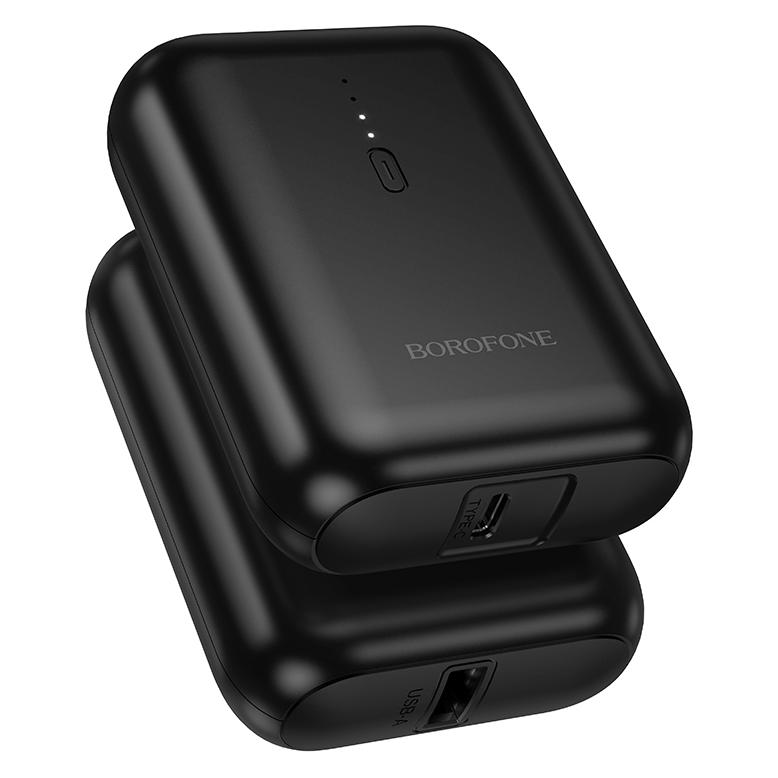 Borofone Powerbank 5000mAh BJ81 Stabilität - USB - schwarz (5000 mAh, 18.50 Wh) (63848860)