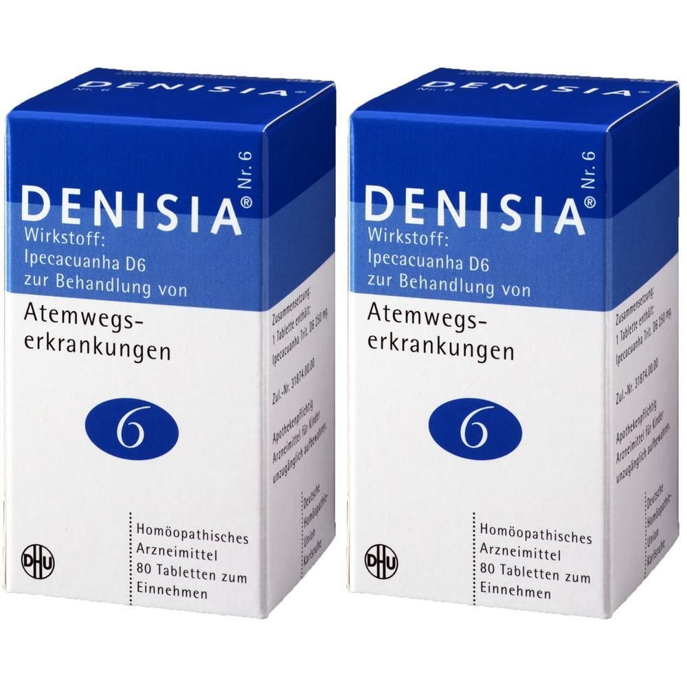 Denisia 6 Atemwegserkrankungen Tabletten 2x 2x80 St