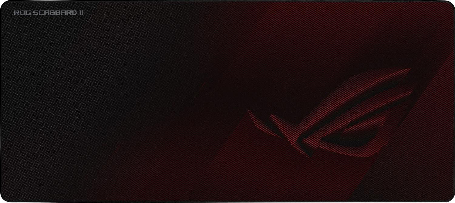 ASUS ROG Scabbard II Gaming Mousepad XXL schwarz/rot