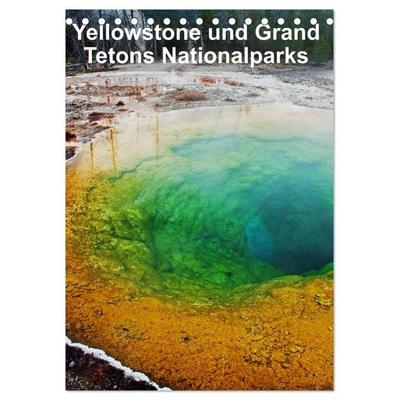 Yellowstone und Grand Tetons Nationalparks (Tischkalender 2026 DIN A5 hoch), CALVENDO Monatskalender
