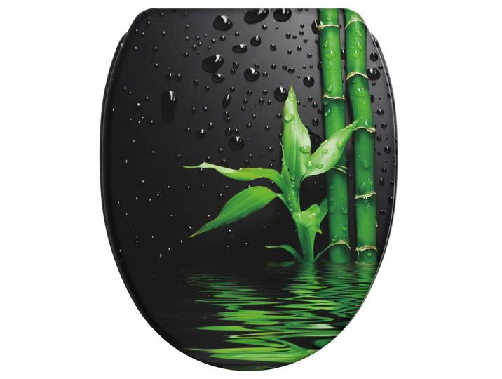 SANILO® WC-Sitz mit Absenkautomatik und Schnellverschluss Virella, Toilettendeckel direkt vom Hersteller, Klodeckel, Klobrille, WC Deckel, WC Brille