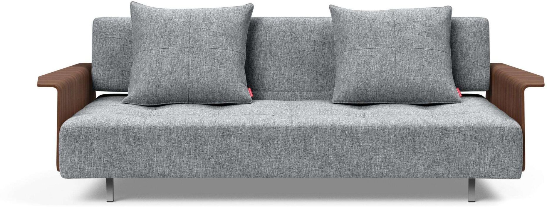 Schlafsofa INNOVATION LIVING ™ "Longhorn, Gästebett, Couch, Tagesliege, Bettsofa", grau, B:245cm H:79cm T:114cm, Sofas, Schlafsofa, Schlaf-, Relax-, oder Sitzposition, Armlehnen, Liegefläche 140x200 cm