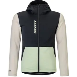 SCOTT Hoody Jr Defined Light - Kinder Hoody - black/latte beige 128